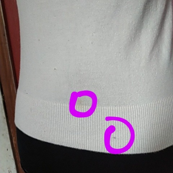 🛍️ BUNDLE ONLY 🛍️ TALBOTS LADIES WHITE SLEEVELESS TOP - Picture 3 of 8